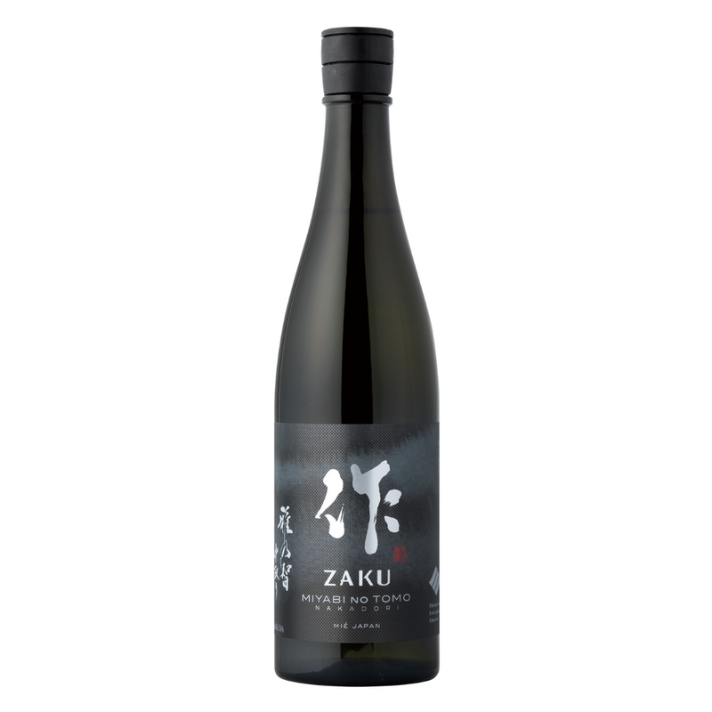 ZAKU Junmai Daiginjo Nakadori "Miyabi no Tomo" Japanese Sake Bottle 750ml